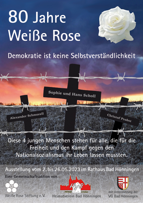 Wanderausstellung "Weiße Rose. Der Widerstand von Studenten gegen Hitler"