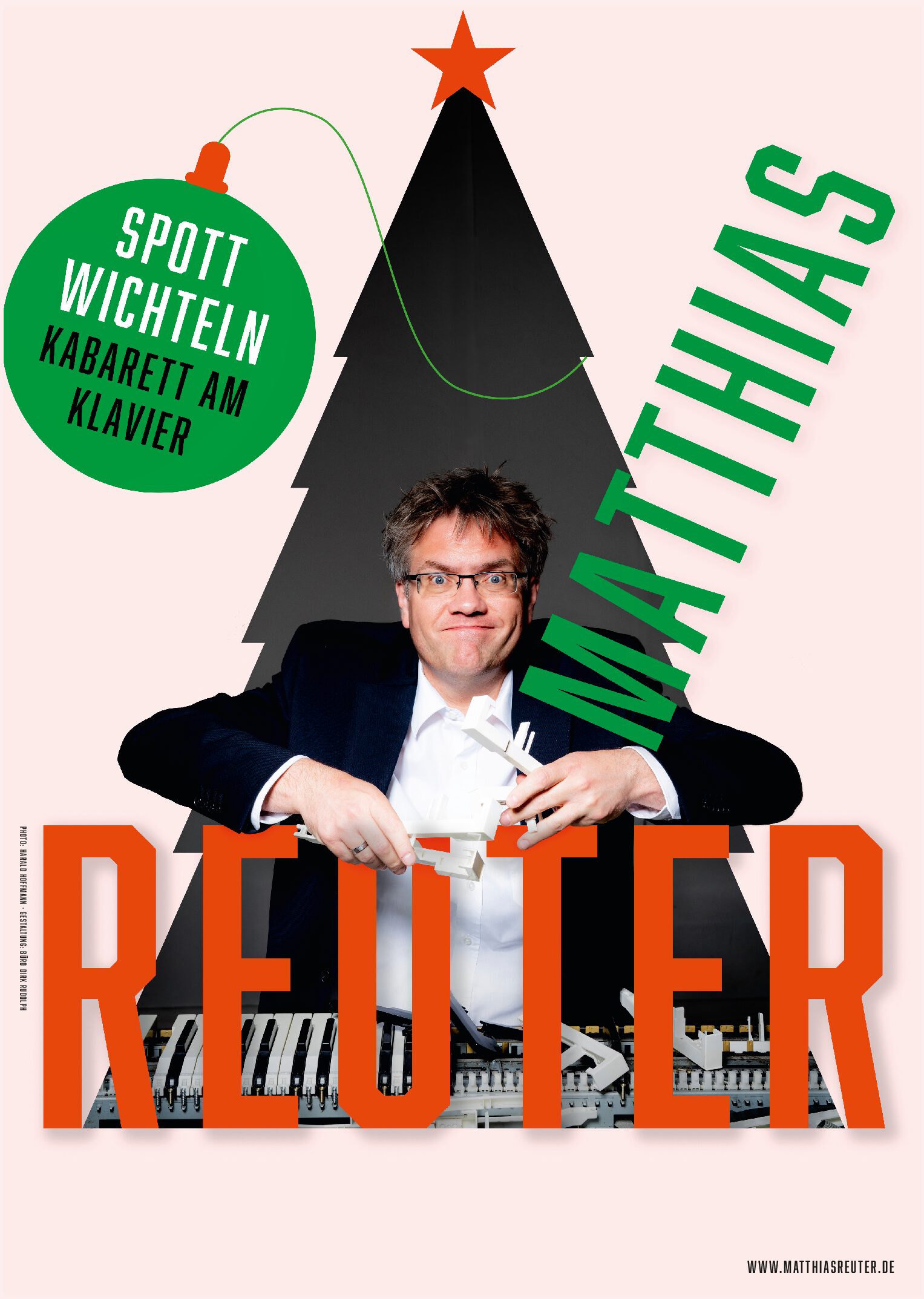 Spottwichteln: Kabarett am Klavier mit Matthias Reuter